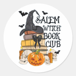 Adesivo Salem Witch Book Club Halloween