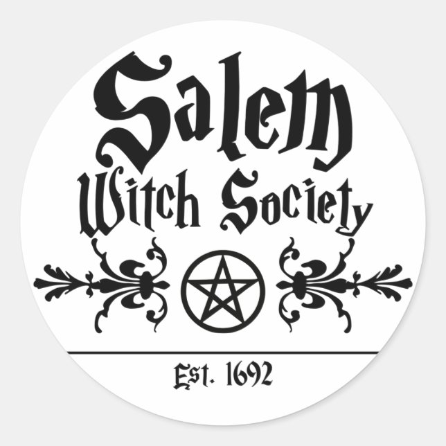 Adesivo Salem Witch Society Sticker (Frente)