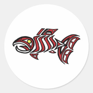 Adesivo Salmão de Haida