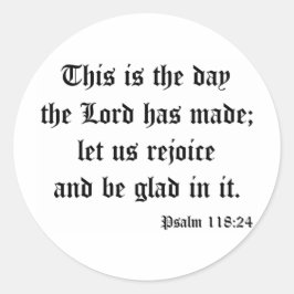Adesivo Salmo118:24