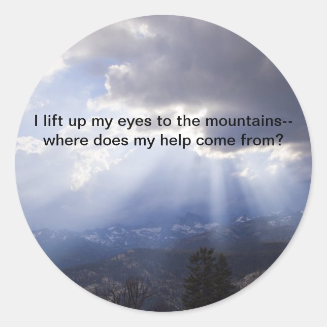 Adesivo Salmo 121 (Frente)