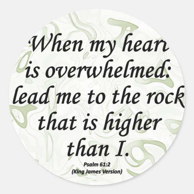 Adesivo Salmo 61-2 (Frente)