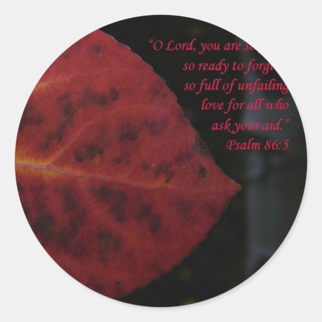 Adesivo Salmos 86:3 (Frente)