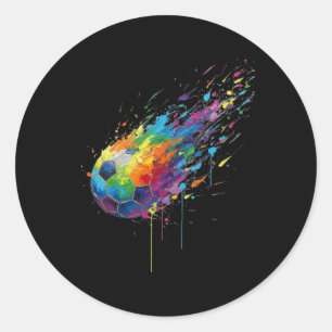 Adesivo Salpicos de Tinta Tie-dye Fãs de Futebol
