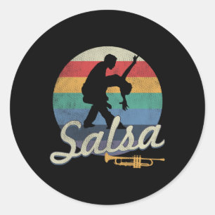Adesivo Salsa Dancing Latin Salsero