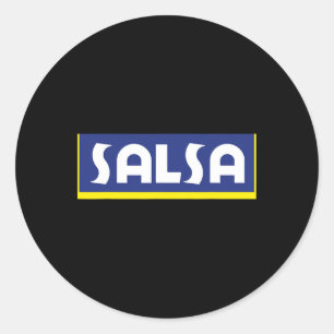 Adesivo Salsa Dancing Music Comida porto-riquenho Goya Lat