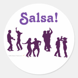 Adesivo Salsa Dancing Possui Silhouettes Personalizados