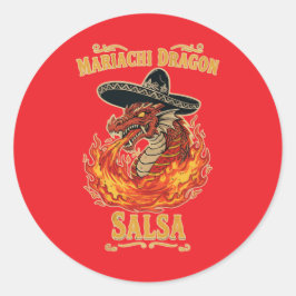Adesivo Salsa Mariachi Dragão