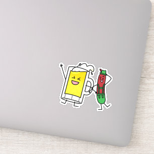 Adesivo Salsicha de cerveja Octoberfest Oktoberfest