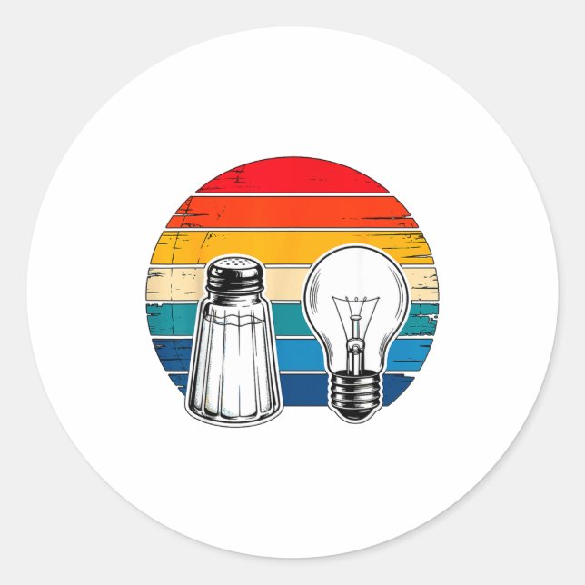 Adesivo Salt And Light Retro Christian  (Frente)