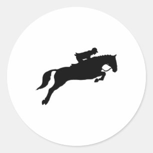 Adesivo Saltando Galopando Cavalo Corrente