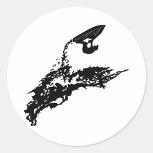 Adesivo Salto grande do esqui do jato