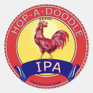 Adesivo Salto uma cerveja do Doodle IPA