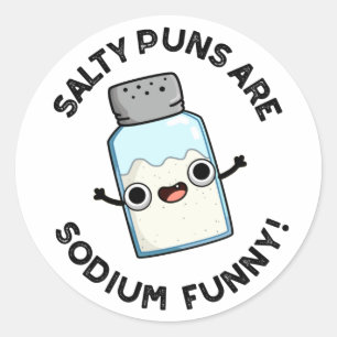 Adesivo Salty Puns É Química Engraçada De Sódio Sal Pun