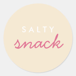 Adesivo Salty Snack Sticker