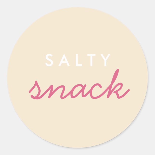 Adesivo Salty Snack Sticker (Frente)