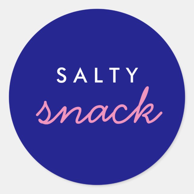 Adesivo Salty Snack Sticker (Frente)