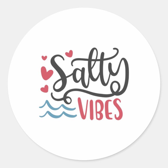 Adesivo Salty vibes (Frente)
