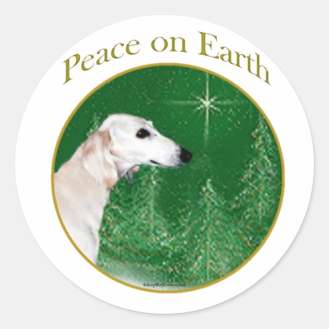 Adesivo Saluki Peace (Frente)