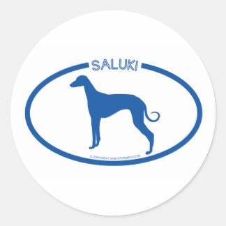 Adesivo Saluki Silhouette Sticker