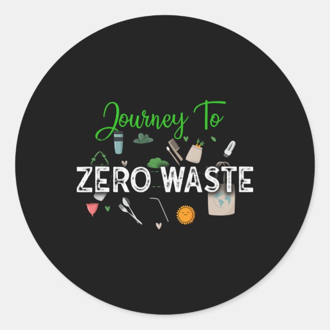 Adesivo Salva a Terra: Vida Sustentável Zero Dia da Terra (Frente)