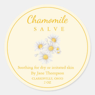 Adesivo Salva de Camomile / Rótulo do balão