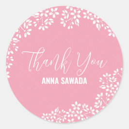 Adesivo Salva de cereja SAKURA Obrigado Stickers