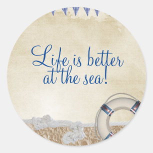 Adesivo Salva-vidas na areia