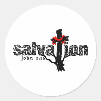 Adesivo Salvação John 3:16 Christian