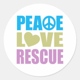 Adesivo Salvamento do amor da paz