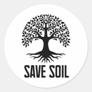 Adesivo Salvamos Movimento do Solo Para Salvar a Terra do 