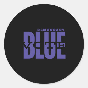 Adesivo Salvar a democracia - Votar azul - Tornar o Excele