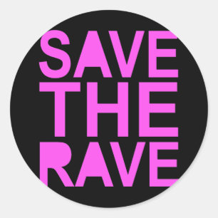 Adesivo SALVAR A RAVE Púrpura