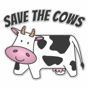 ADESIVO SALVAR A VACA DE VACA