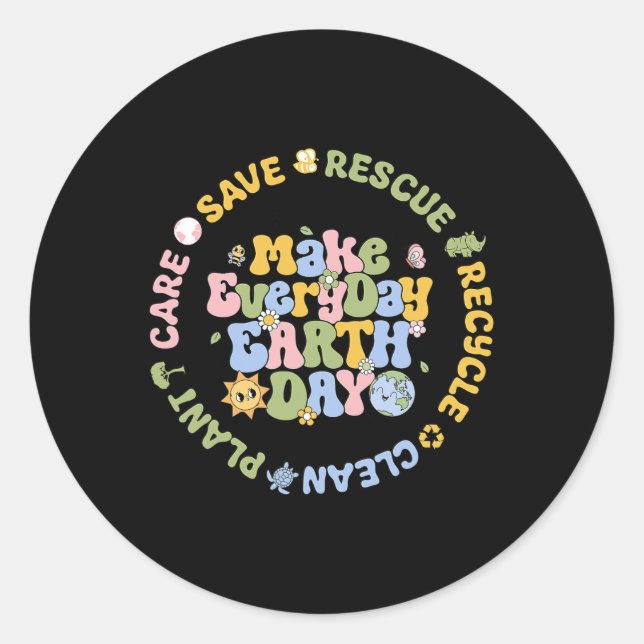 Adesivo Salvar Abelhas Salvando Animais Cuidados De Recicl (Frente)