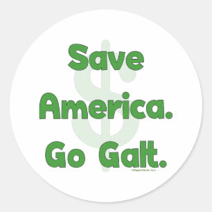 Adesivo Salvar América vão Galt