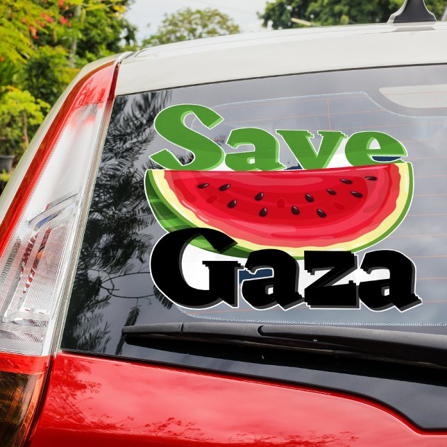 Adesivo Salvar Carro de Melancia de Gaza (Criador carregado)