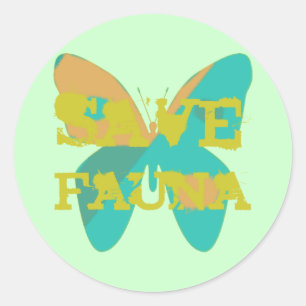 Adesivo Salvar fauna