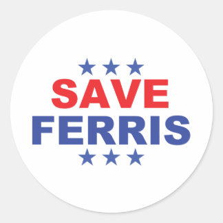 Adesivo Salvar logotipo presidencial do Ferris