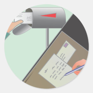 Adesivo Salvar o Posto Escritório/ Escrever um Amigo