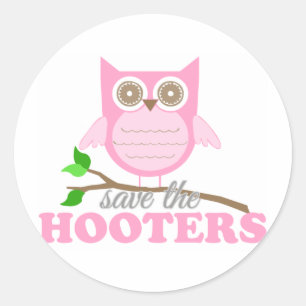 Adesivo Salvar os Hooters