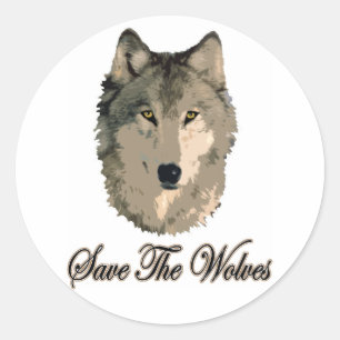Adesivo Salvar os lobos