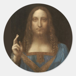 Adesivo Salvator Mundi por Leonardo da Vinci cerca de 1500