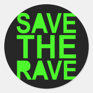 Adesivo Salve a cena verde rave NU RAVE raver 80s