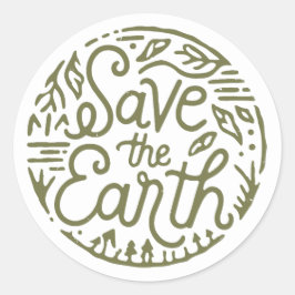 Adesivo Salve a Terra