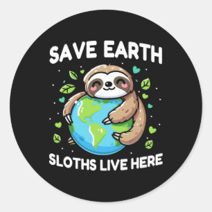 Adesivo Salve a Terra Design de Lama - Engraçado Dia da Te