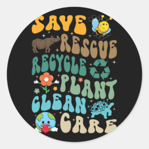 Adesivo Salve Abelhas Salvando Animais Reciclar Dia Plásti