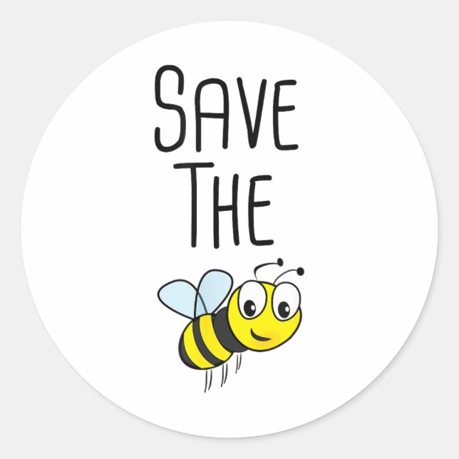 Adesivo Salve As Abelhas - Beeke De Proteção Ambiental (Frente)