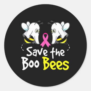 Adesivo Salve as Abelhas Boo Diversão do Cancer da Mama Ha