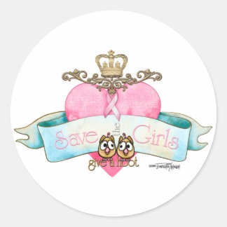 Adesivo Salve as Meninas - Dê um Hoot